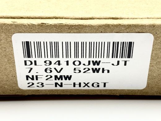 Батарея для ноутбука DELL Latitude 9410 Latitude 7310 2-in-1 (NF2MW) 7.6V 52Wh з елементами A+