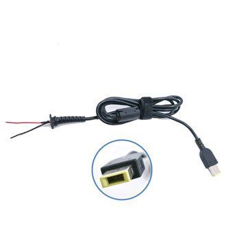 Кабель DC з роз'ємом 12,3*4,73 USB 1,5m для зарядного пристрою Lenovo 550 Om 45W 65W 90W