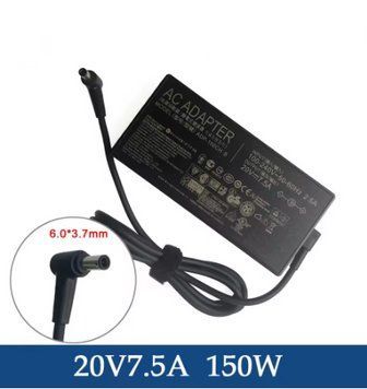 Зарядний пристрій для ноутбука 6,0-3,7 mm 7.5A 20V Asus 150W Новий оригінал
