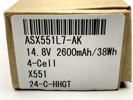 Батарея для ноутбука Asus X451, X551, X451C, X551C, X551CA (A41N1308) 14.8V 2600mAh, нов с элементами A+